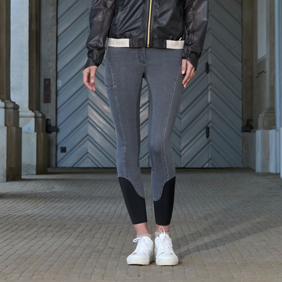 Kingsland KLKayce Ladies H-Shape Fullgrip Denim ridbyxor