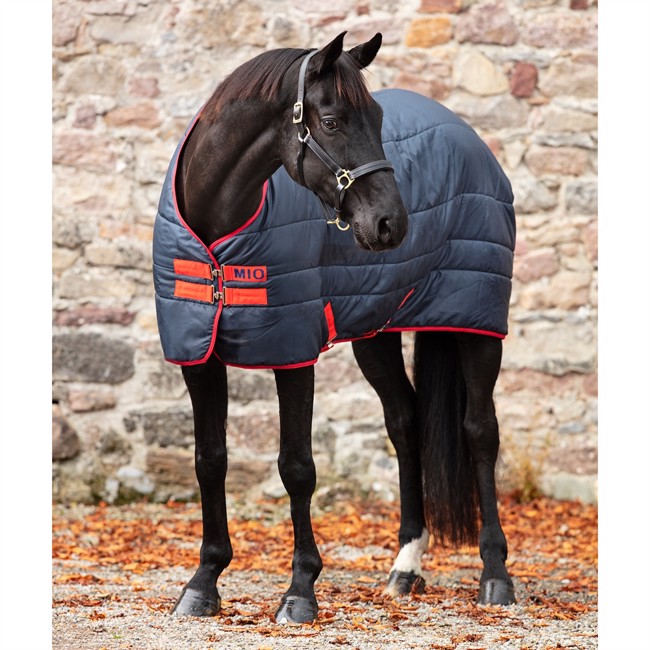 Horseware Mio Insulator stalltäcken medium 150 gram marin/röd