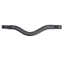 Eques Wave Pannband med Crystal Curb – Antracit