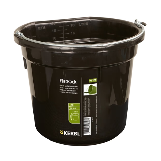 Kerbl Flatback foder- och vattenhink