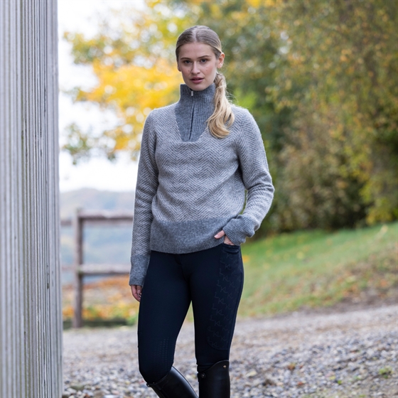 Kingsland KLAudrey Ladies Half Zip stickad tröja