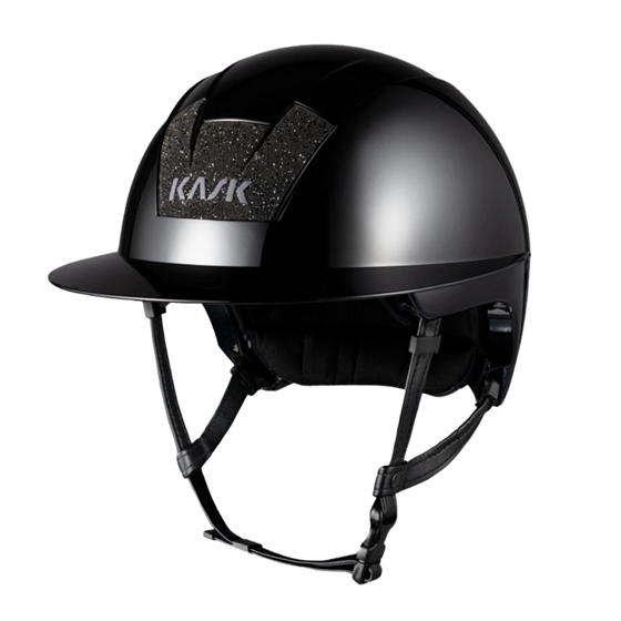 KASK Kooki Lady ridhjälm Svart Glans med Swarovski 