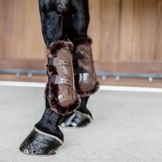 Kentucky Foreleg Damask Bambu Elastiskt Veganskt fårskinn 
